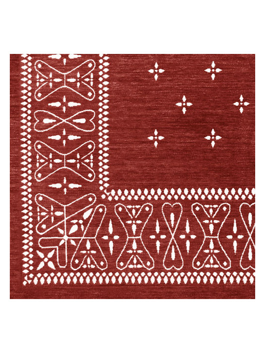Detail / Cross Bandanna rug